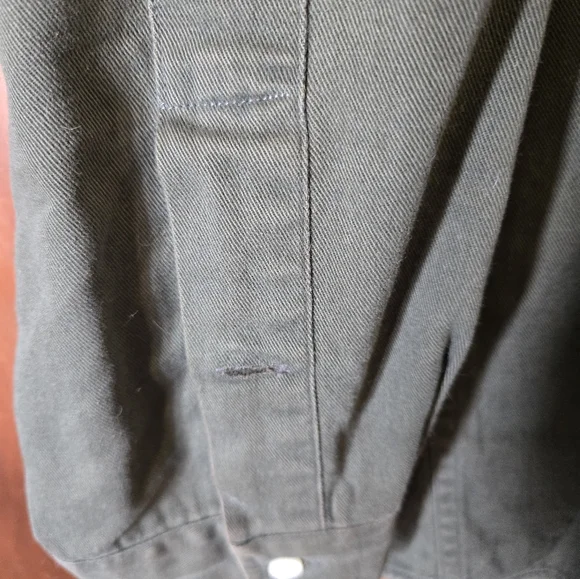 Vintage Polo Ralph Lauren "The Blair Button Down" Men's Warm Olive Green Shirt - Picture 6 of 6